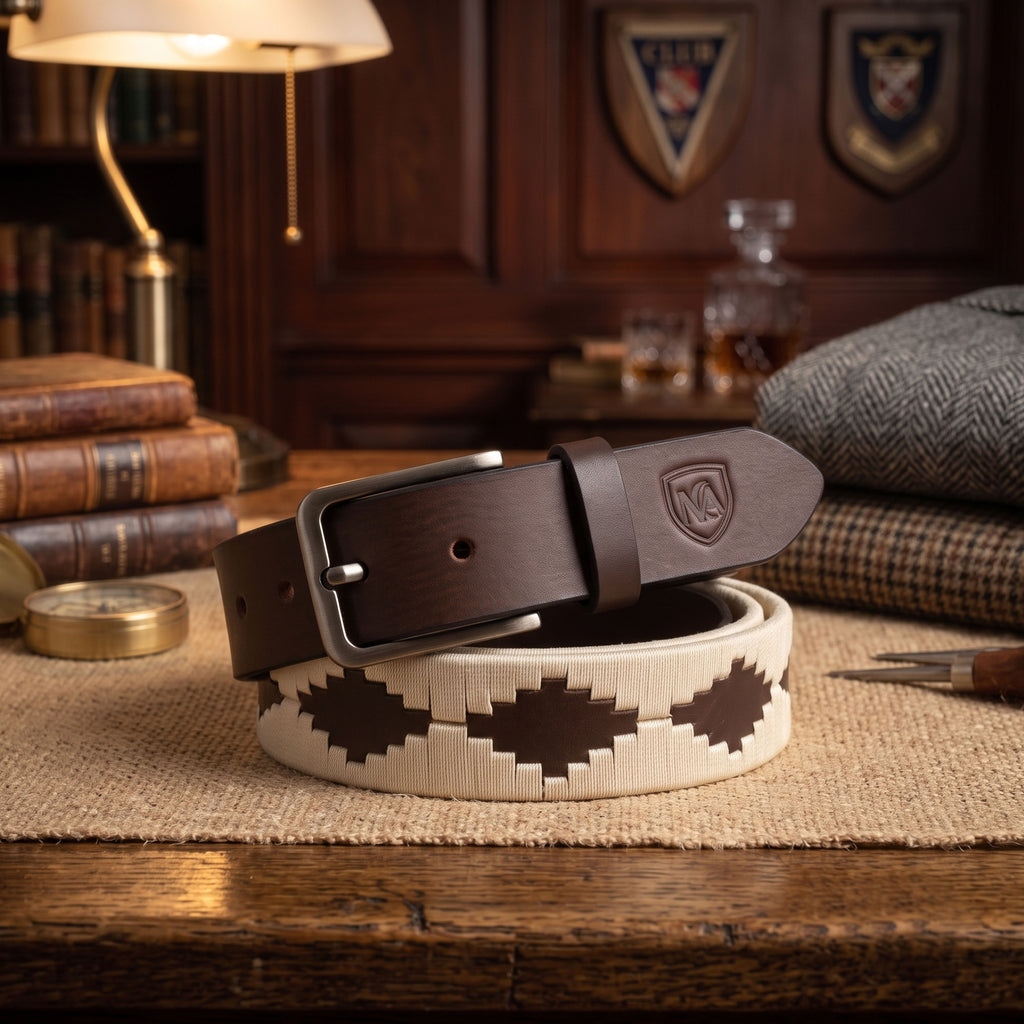 Premium Brown Leather Belt