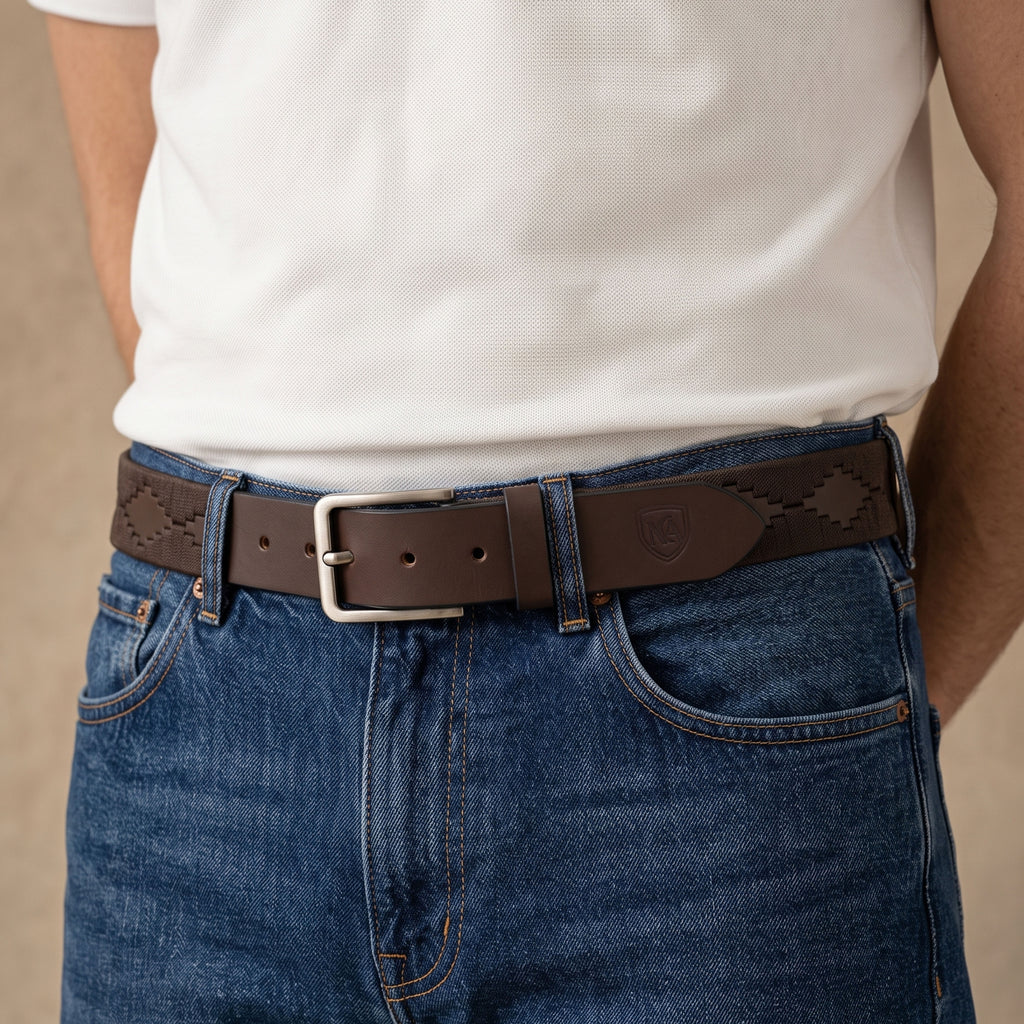 Brown Polo Leather Belt
