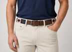 Polo Brown Genuine Leather Belt for Men