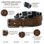 Polo Brown Leather Belt for Men