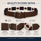 Polo Brown Genuine Leather Belt for Men