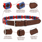 Brown Polo Leather Belt for Men