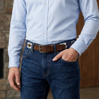 Polo Brown Leather Belt for Men