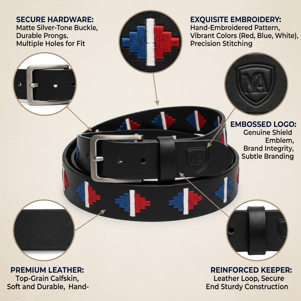 Leather Belt – Classic Equestrian Style